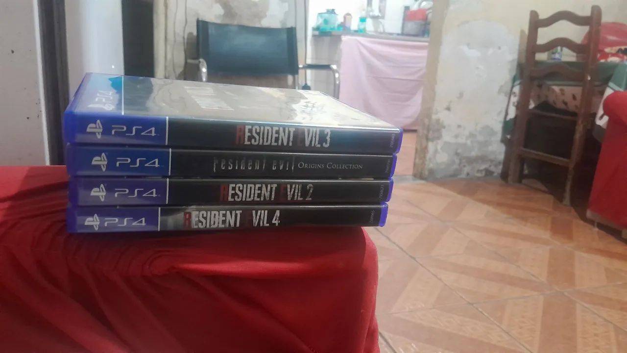 Resident Evil 3, 2 e 4 para PS4