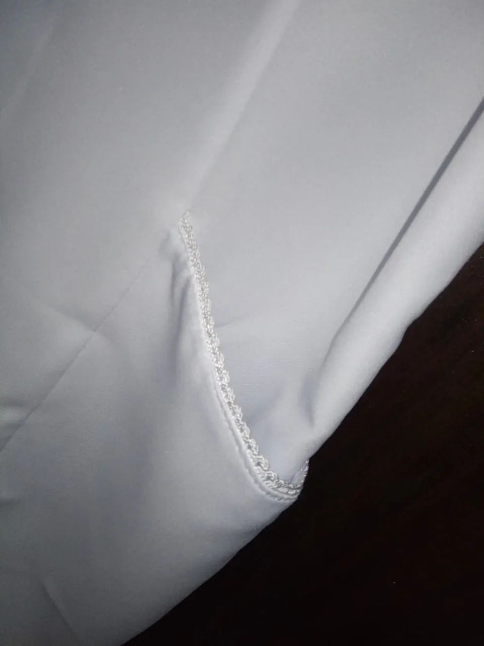 Jaleco Branco em Microfibra (Seminovo) - Foto 2