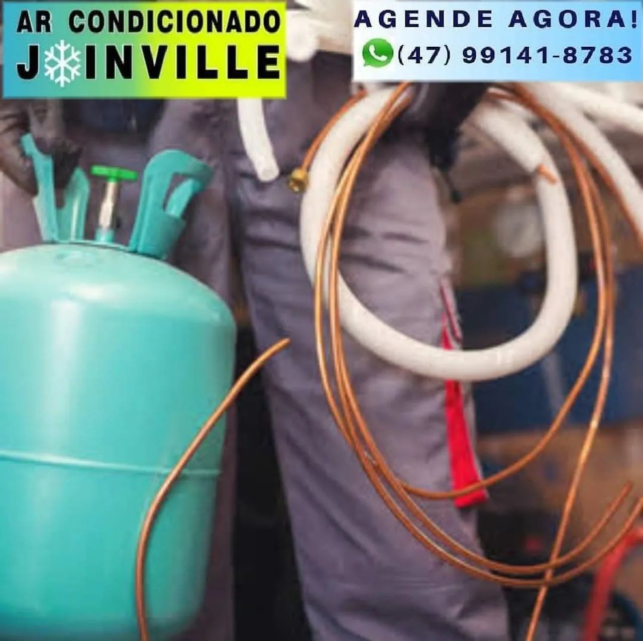 Carga de gás para ar condicionado 