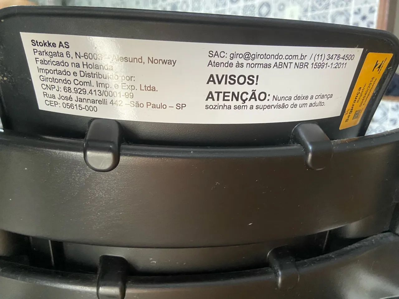 Cadeira de Alimentação Stokke Tripp Trapp - Preto - Foto 4