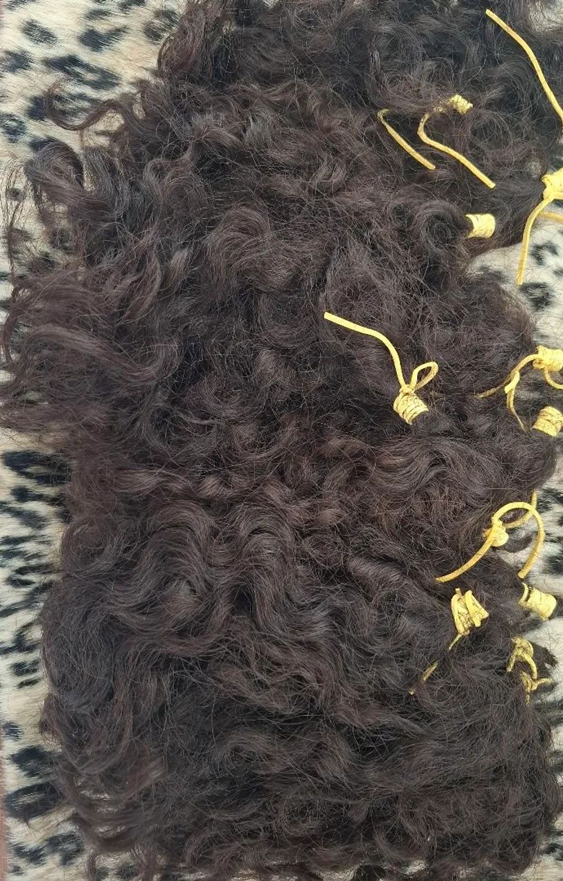 LINDO CABELO HUMANO CACHEADO 100% NATURAL E SEM QUIMICA - Foto 5