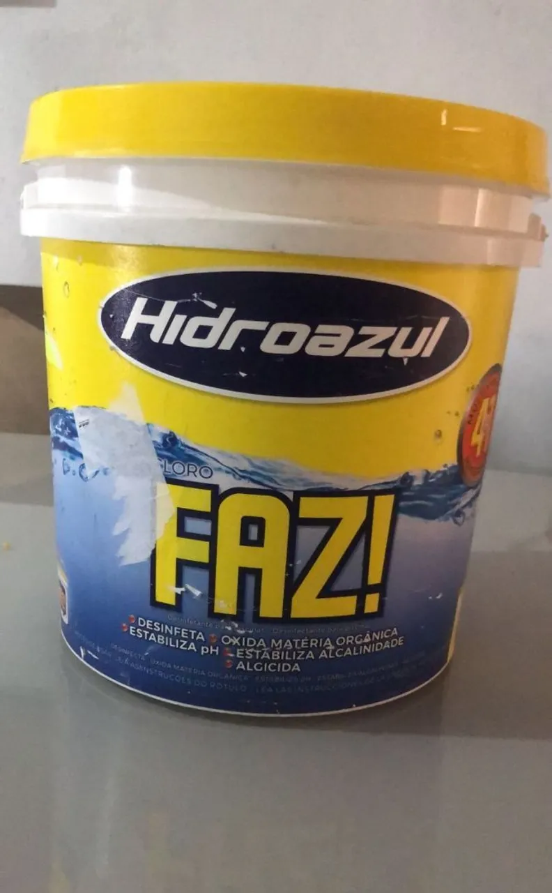 Cloro para Piscina Hidroazul FAZ!