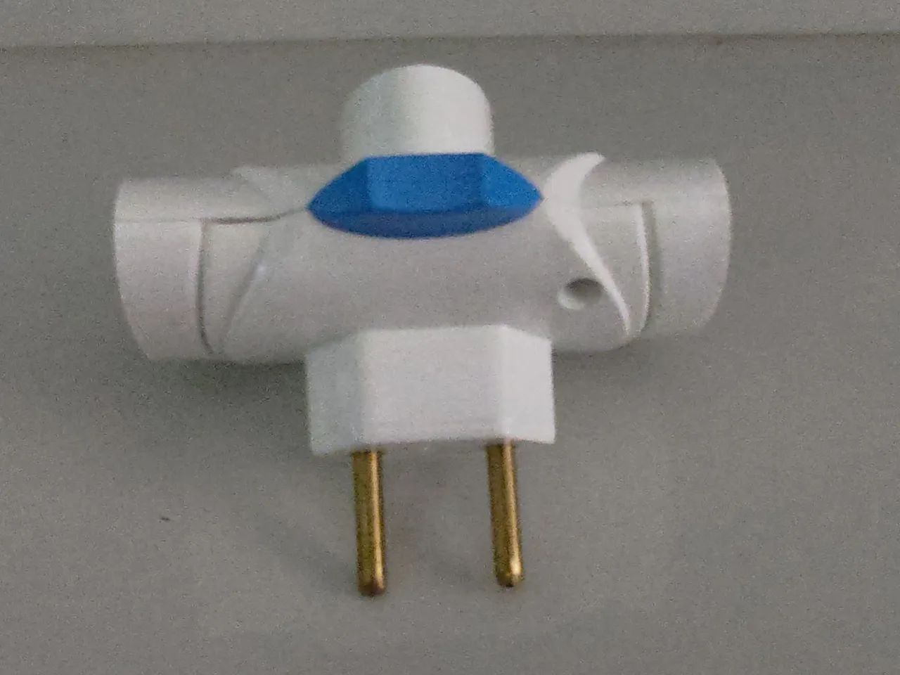 Kit adaptador Benjamim com 3 tomadas 