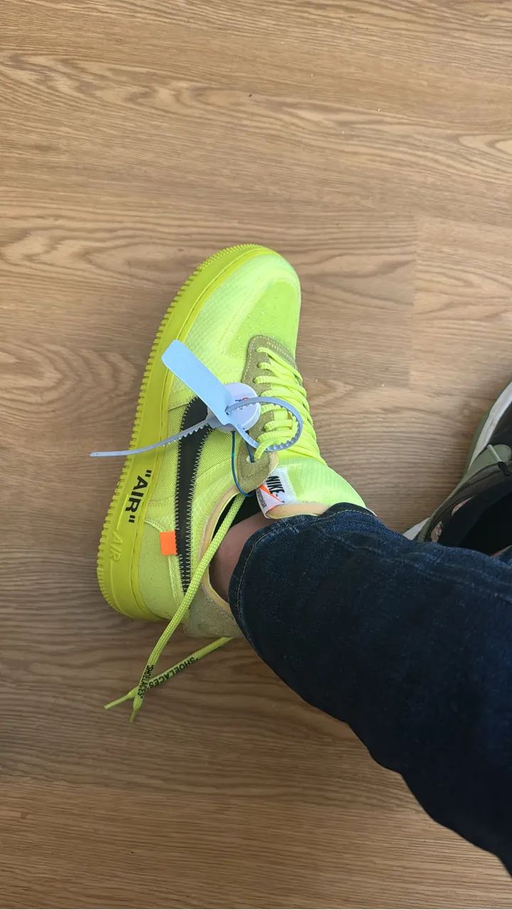 Nike Air Force 1 x Off White ?Volt? - Foto 2