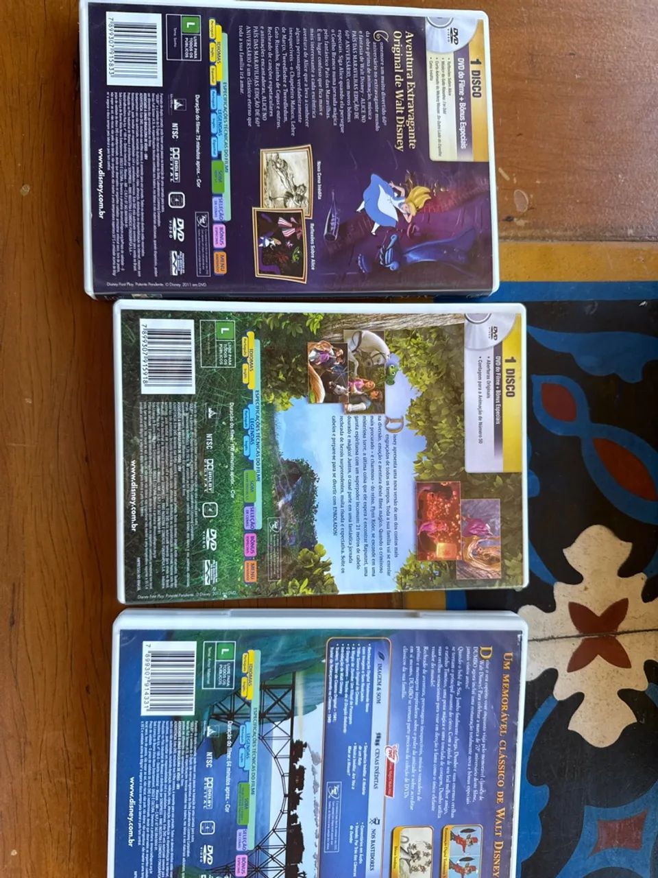 DVDs Disney - Alice, Enrolados e Dumbo - Edições Especiais - Foto 4