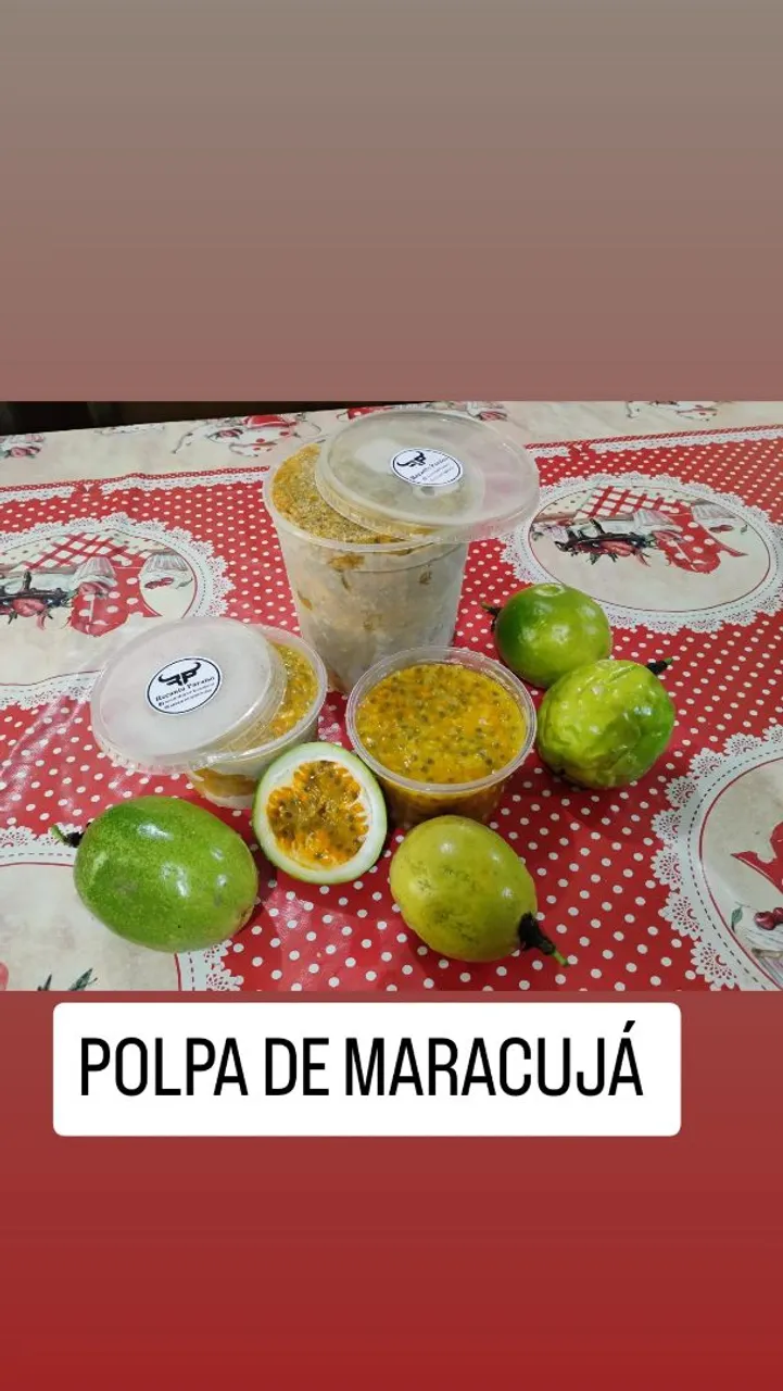 Polpa de Maracujá - Fresca e Congelado