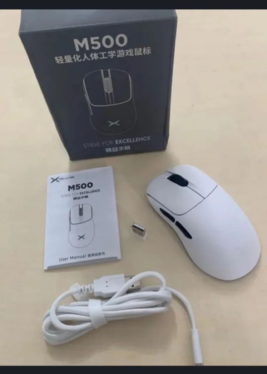 Mouse Gamer M500 - DELUX *NOVO