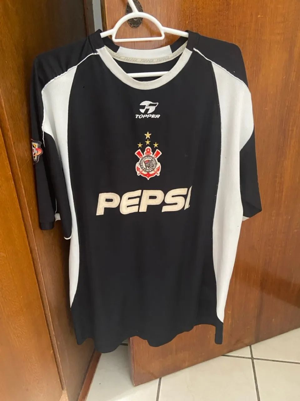 Camisa Corinthians 2001 Preta - Foto 2