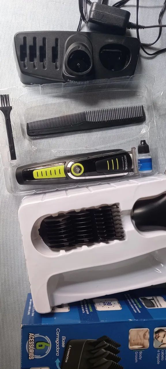 Vendo aparelho de pelos e barbas, na caixa, R$150 - Foto 2