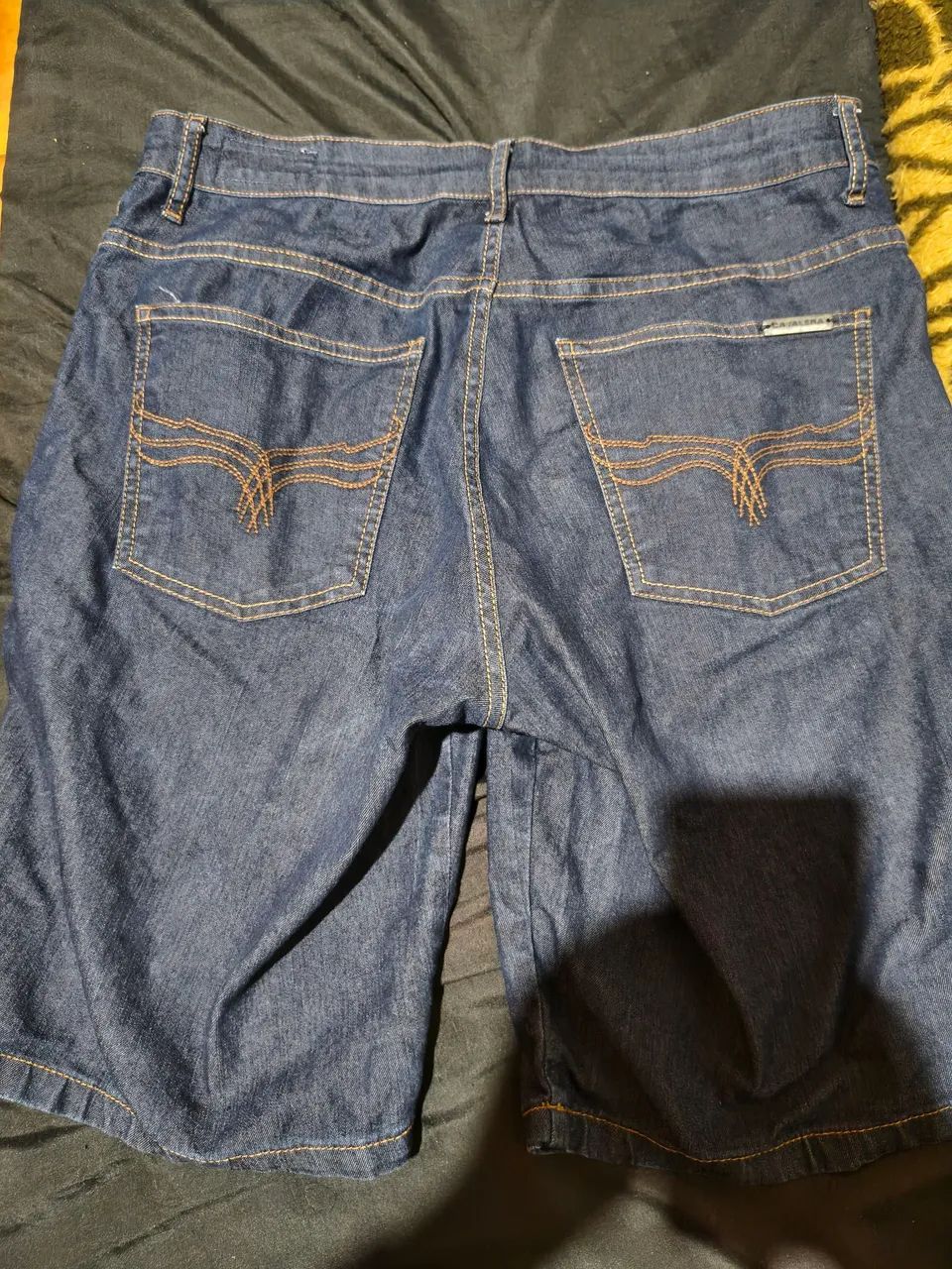 Bermuda jeans azul Cavalera tamanho:38. - Foto 3