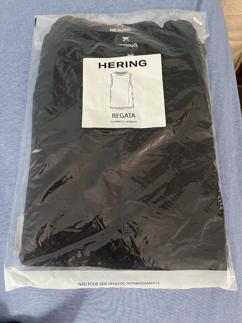 Kit 3 Regatas Masculinas Hering
