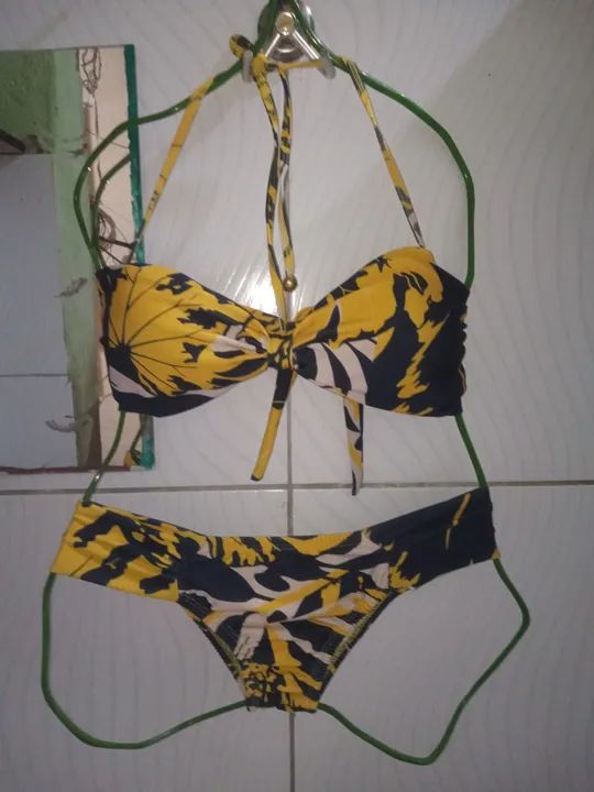 Biquíni Estampado Feminino M - Foto 5