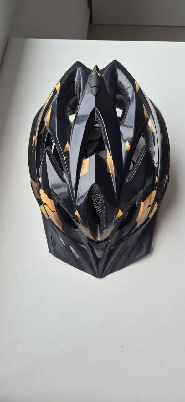 Capacete TSW - Preto com Dourado