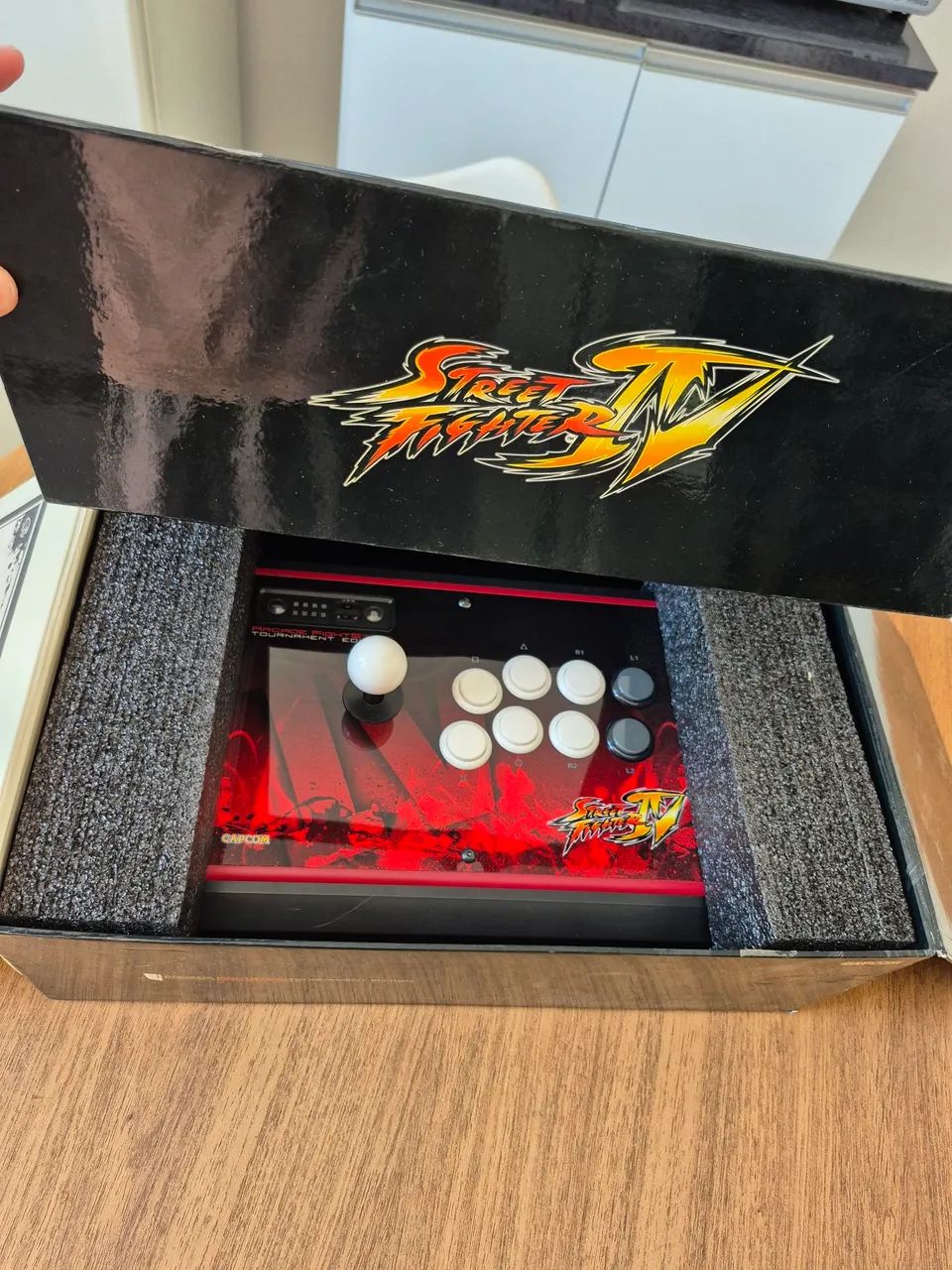 Controle Arcade Oficial Tournament Street Fighter IV PS3 com certificado. 