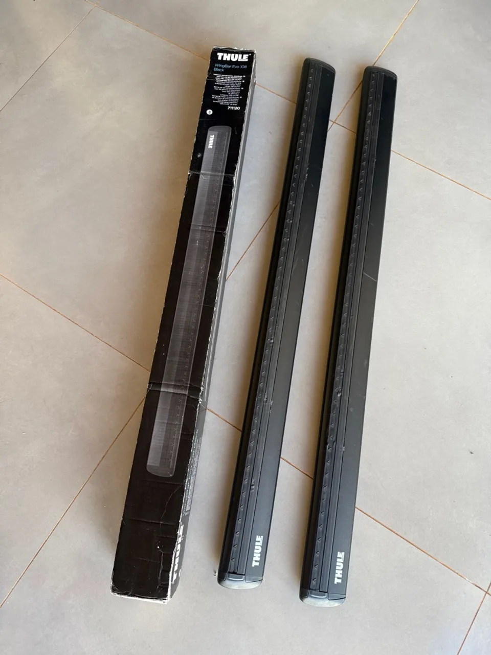 Barras de teto Thule WingBar Evo 108 Black