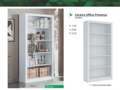 Estante Livreiro Office Presence