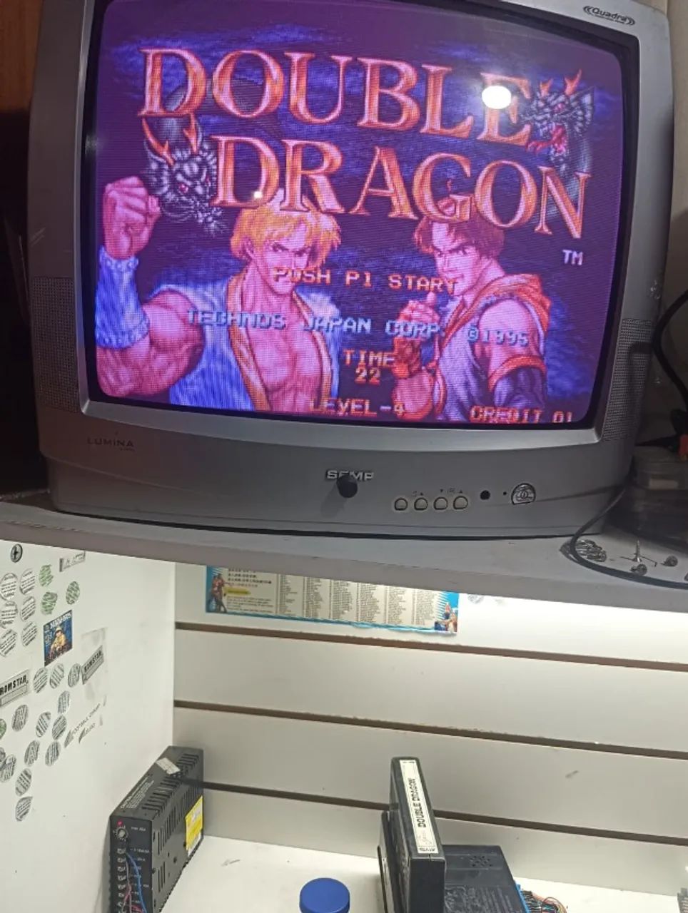 cartucho neogeo mvs DOUBLE DRAGON ORIGINAL