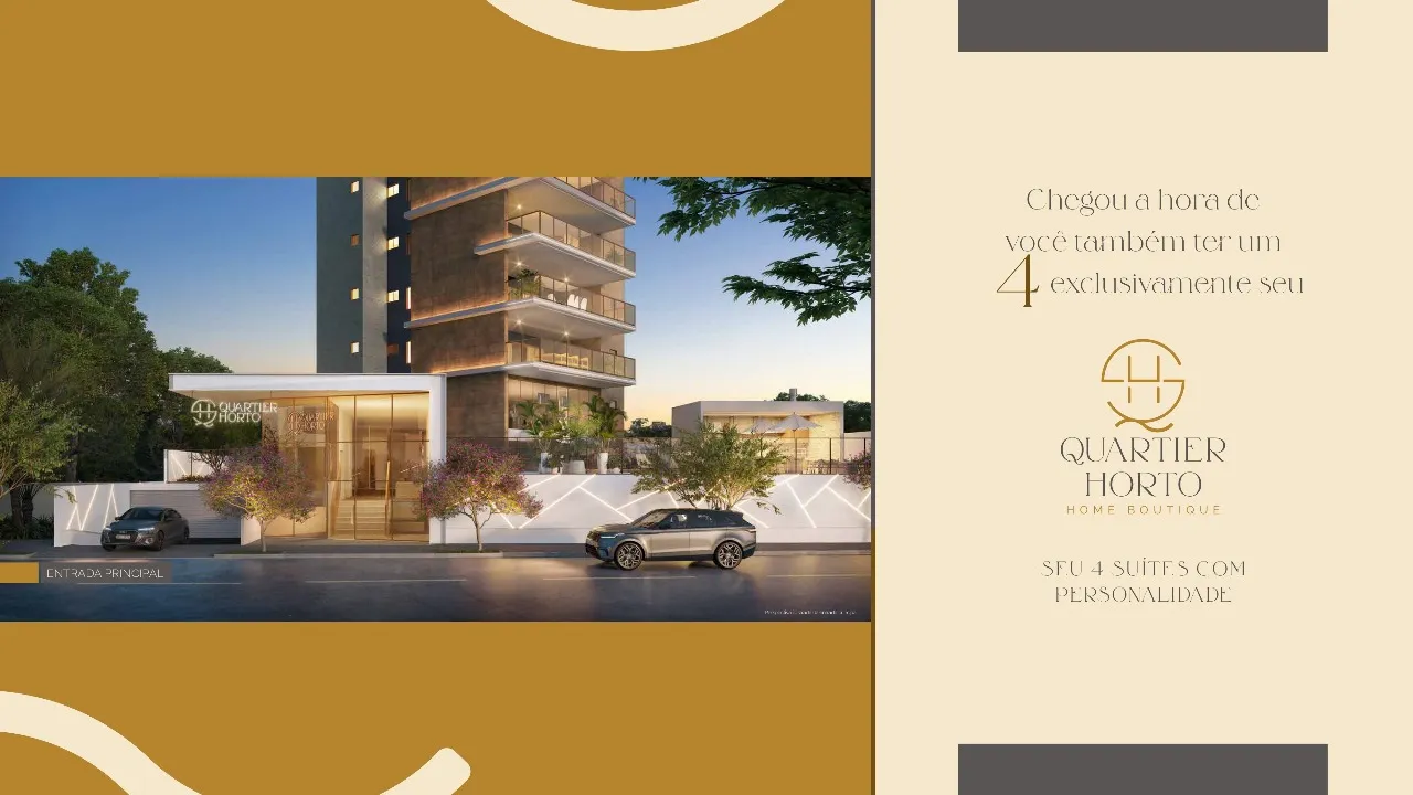 Quartier Horto, 4 Suíte Em 181M² E 3 Vagas De Garagem No Horto Florestal.