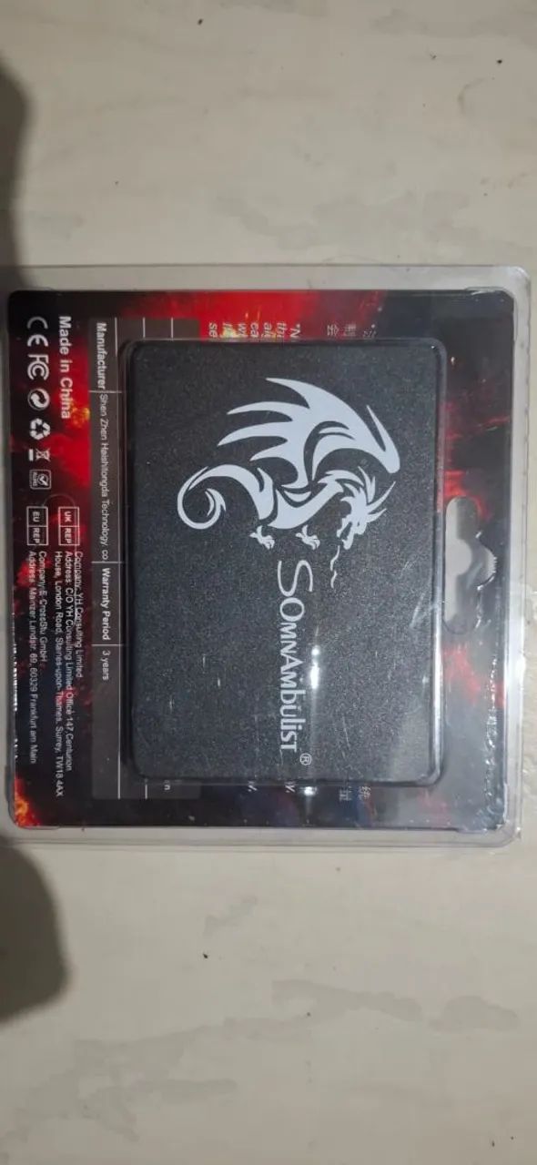 SSD 256GB NOVO LACRADO 150$ ACEITO CARTÃO 