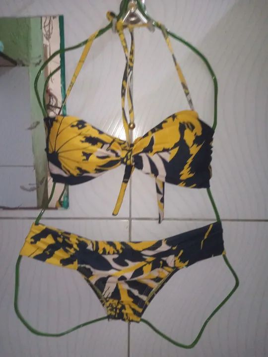 Biquíni Estampado Feminino M - Foto 3