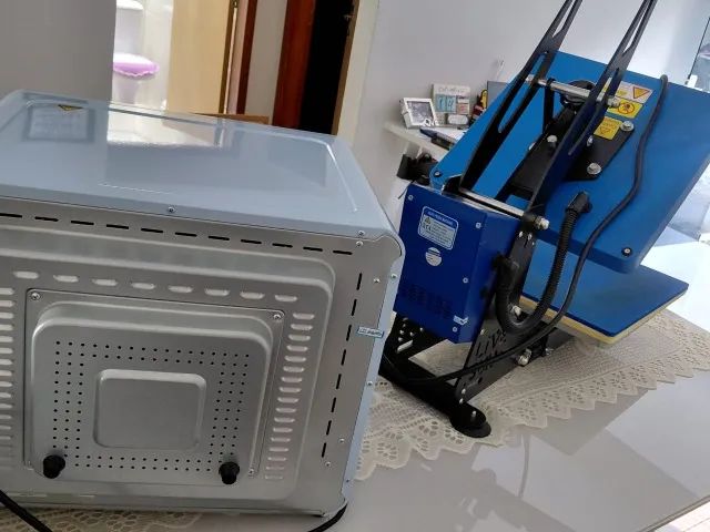 Oportunidade! Kit Sublimação Completo com Forno 3D e Prensas Live Sub - Foto 3