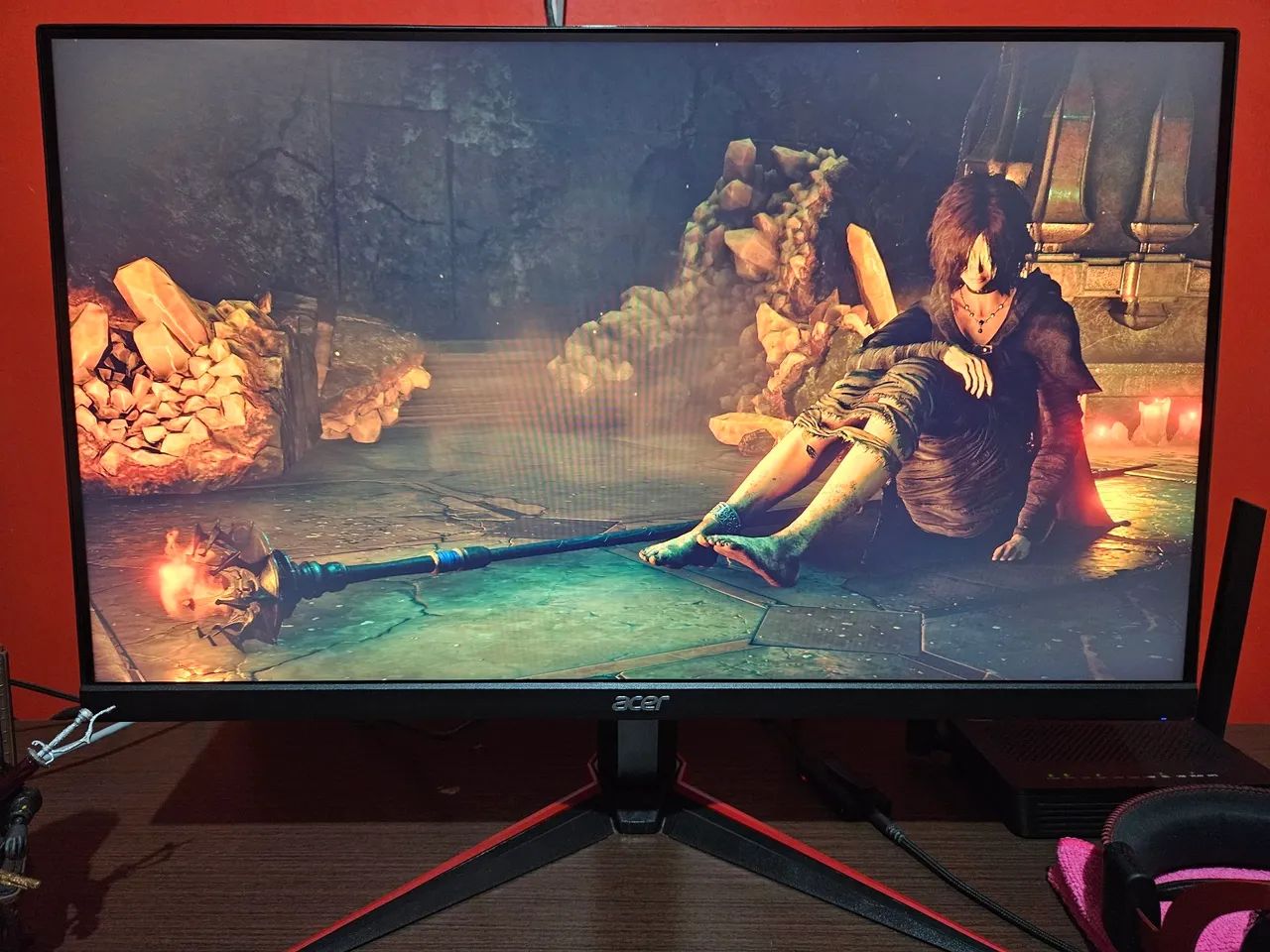 Monitor Acer 24" FHD, IPS, HDR10, 165Hz, Áudio integrado - Foto 4