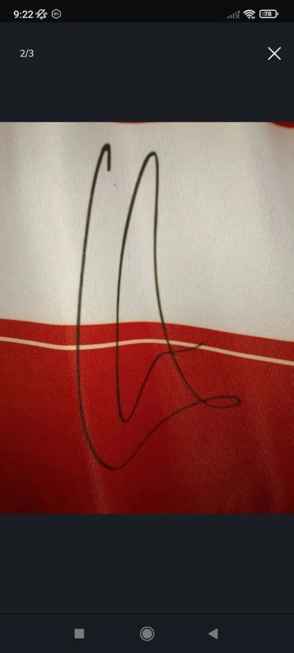 Camisa bayern munich 2008 lahm autografada certificada - Foto 2