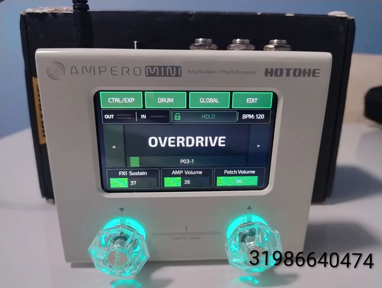 HOTONE AMPERO MINI 美品 HOTONE Ampero Mini発売！機動力とパワーを備えた即戦力の超小型