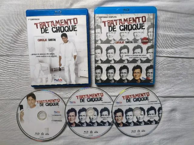 Blu-ray - Série Tratamento de Choque, Charlie Sheen