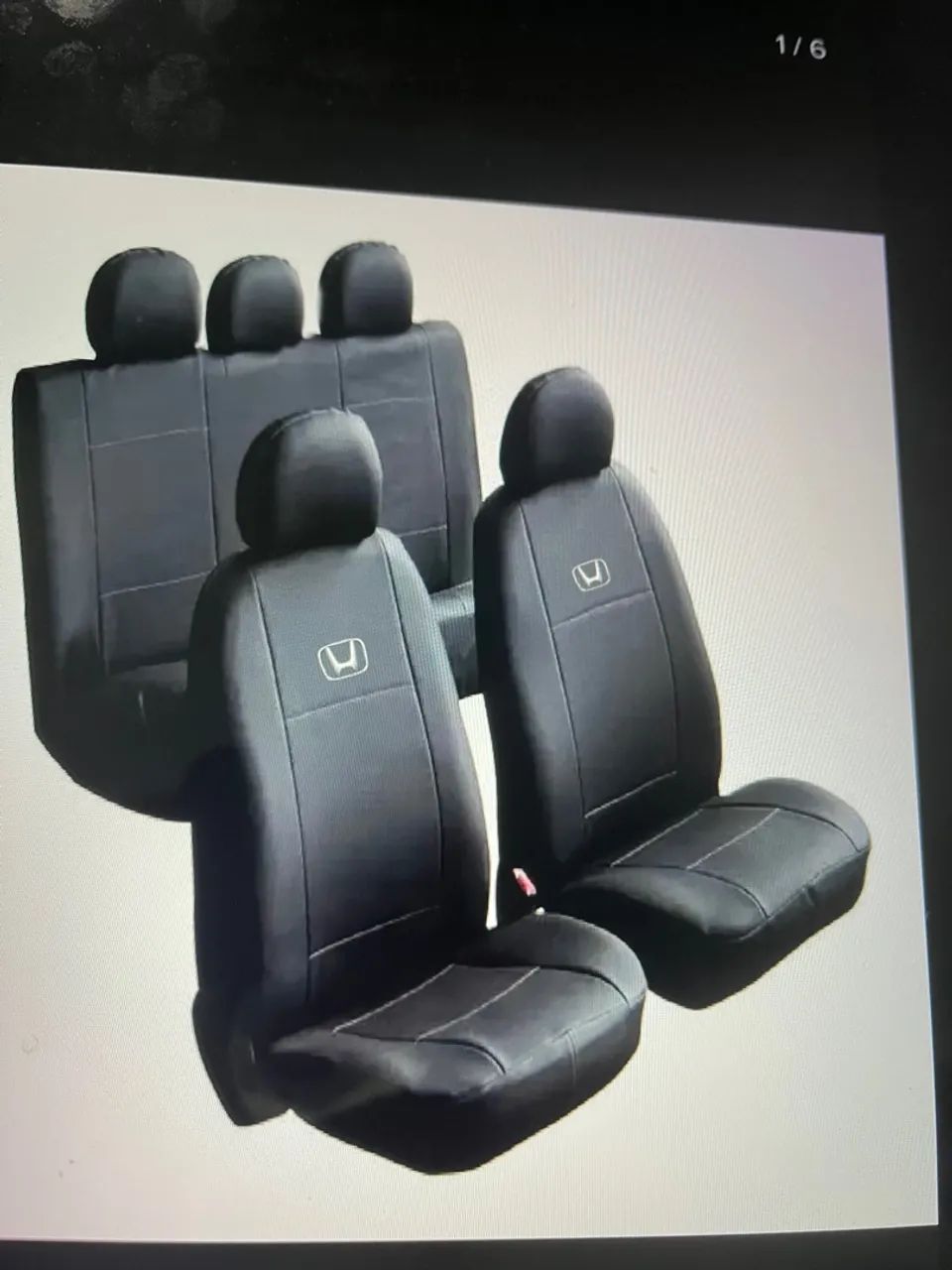 Jogo de capas para bancos de carro Honda