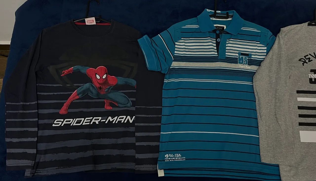 Combo 4 Camisetas Infantis Masculinas - Foto 2