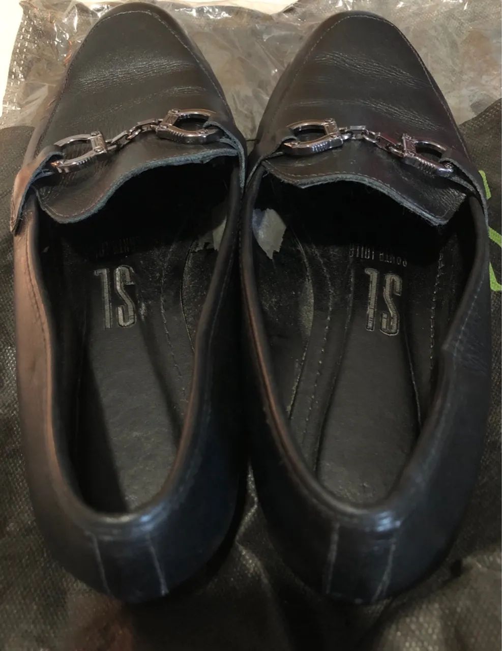 Mocassim Santa Lolla Couro Preto TAM 36 - Foto 3