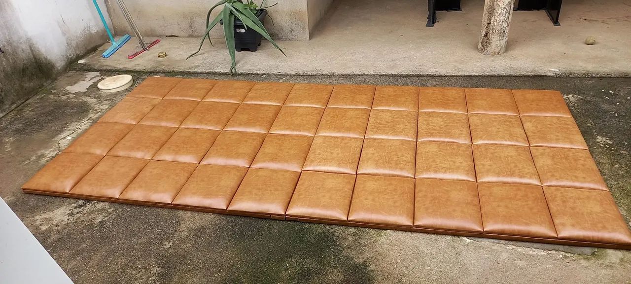 Cabeceira para cama couro  - Foto 3