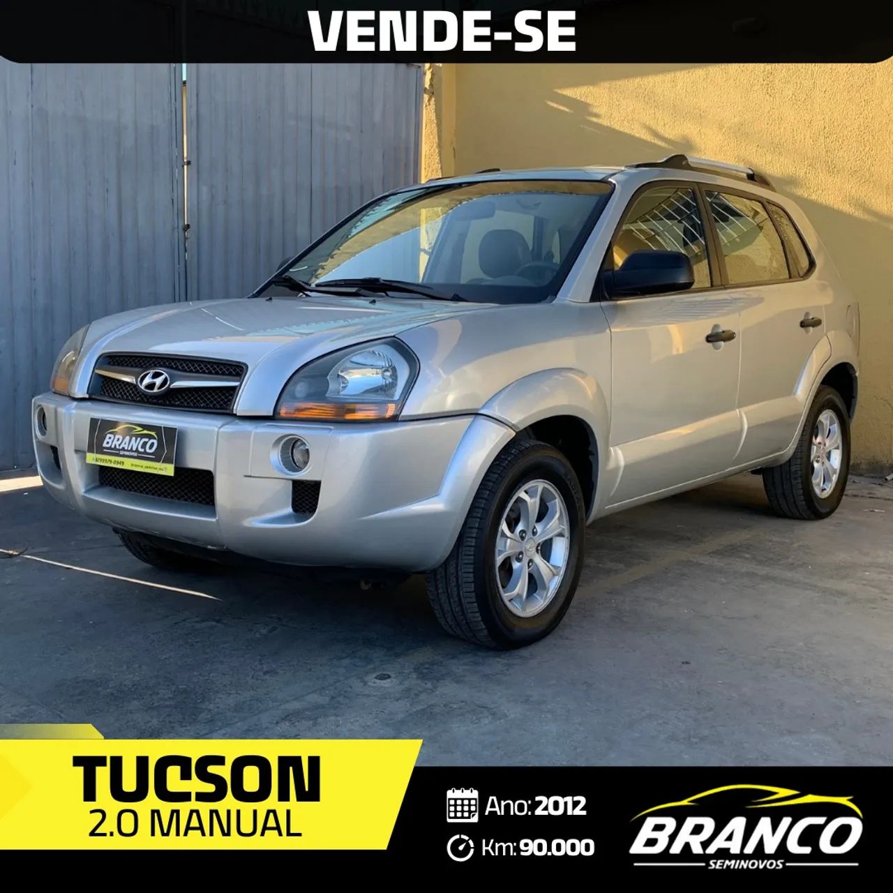 EXTRA! Hyundai Tucson GLS 2012 - Única Dona - Pneus novos