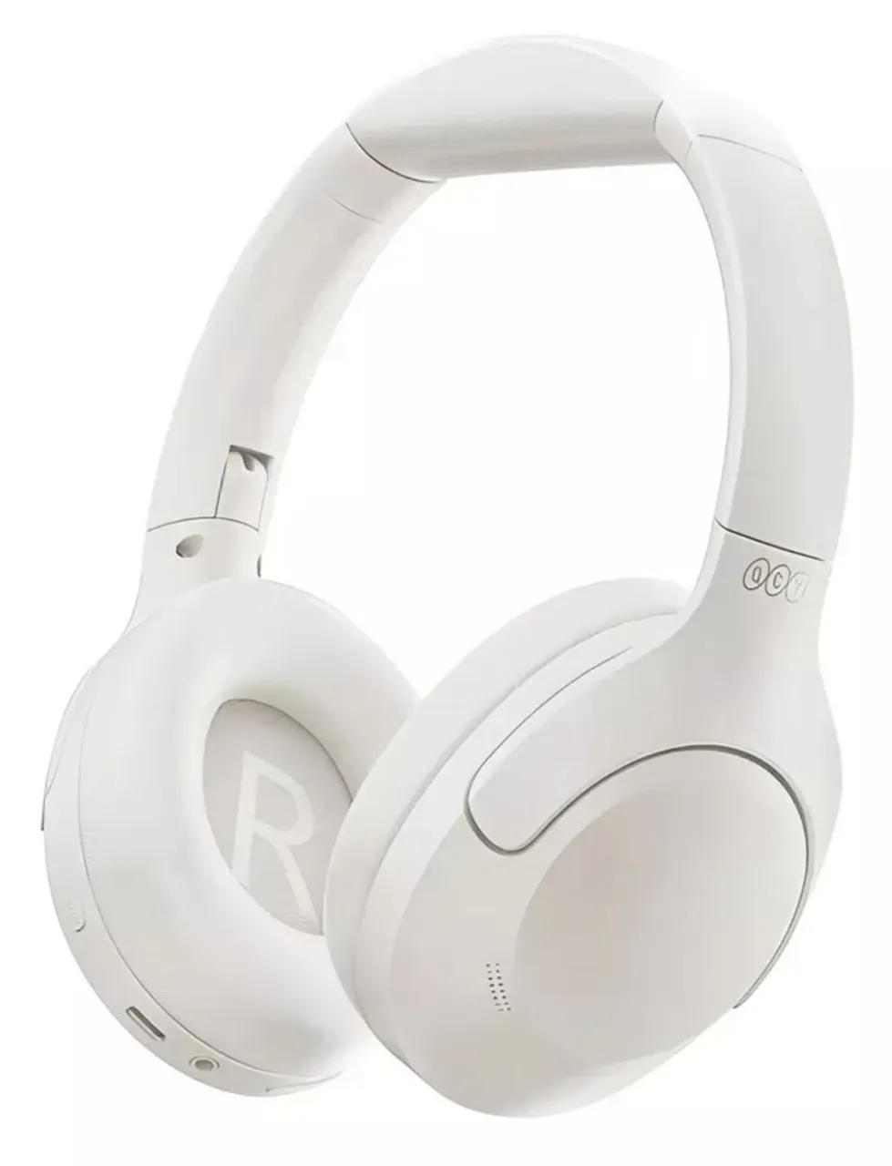 Fone de ouvido sem fio branco Qcy h3