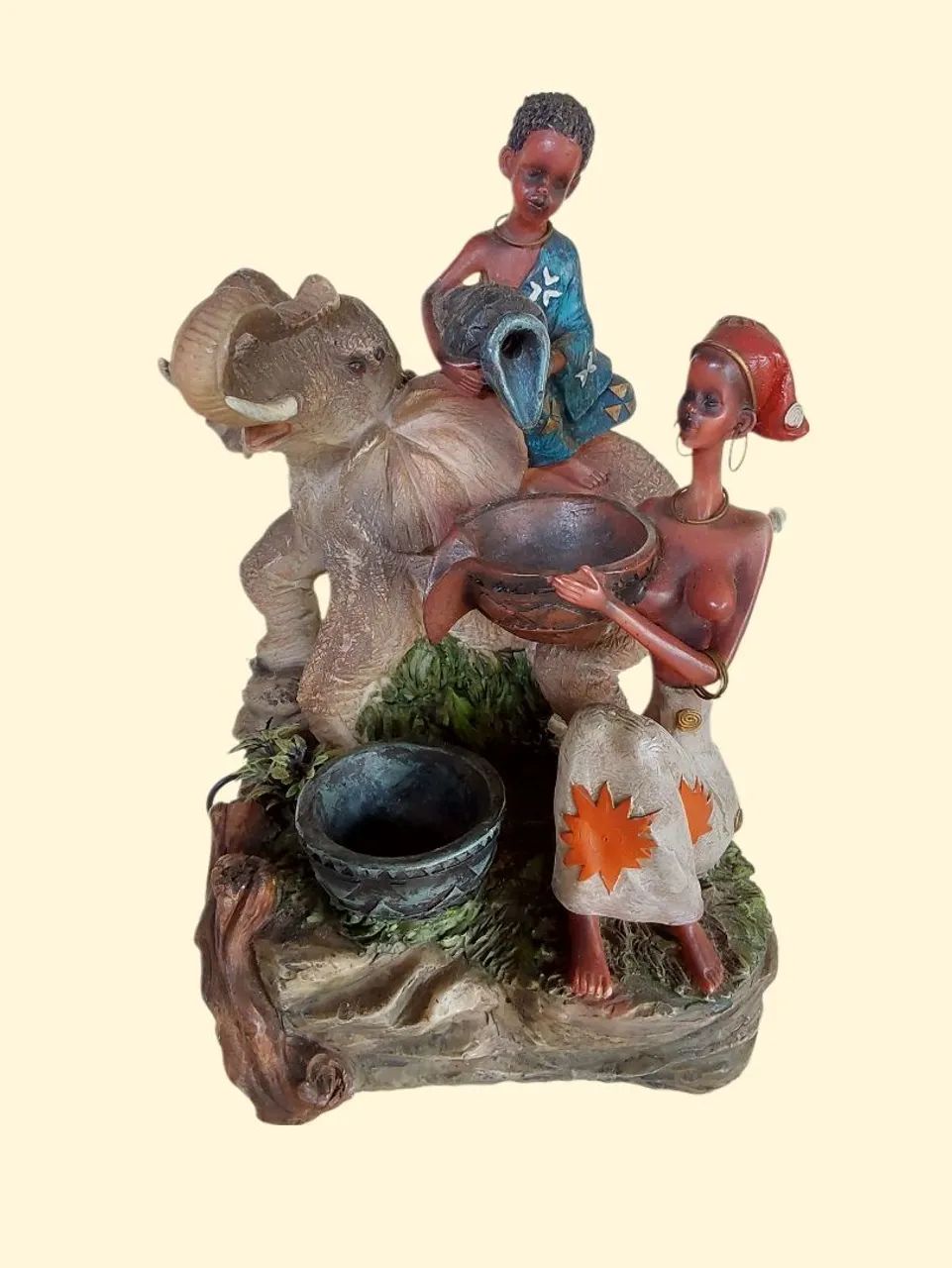 Fonte cenário africano - Decoração Exclusiva