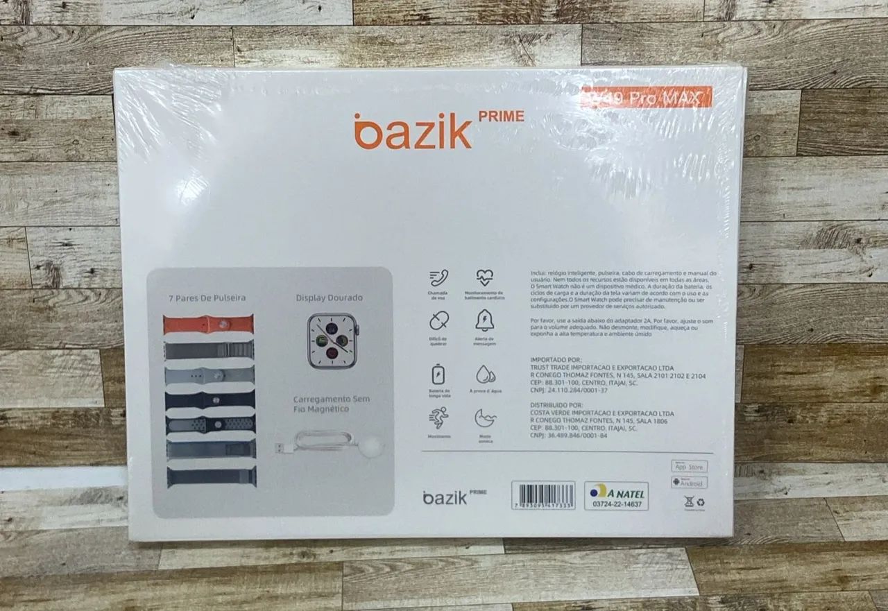 Smartwatch com diversas pulseiras e carregador - Foto 2
