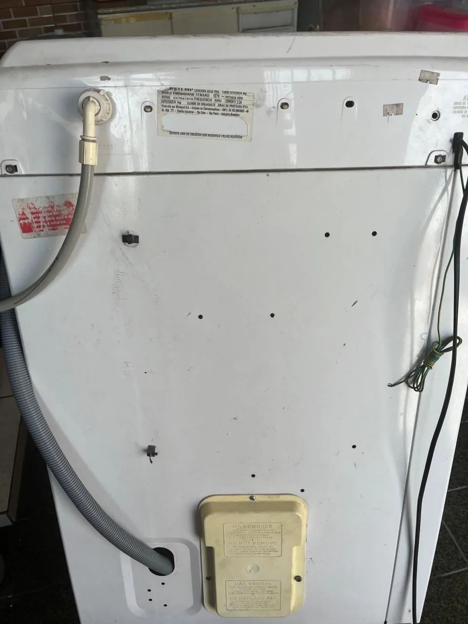 Máquina de Lavar Brastemp 8kg - Funcionando Perfeitamente 127V Branca - Foto 2