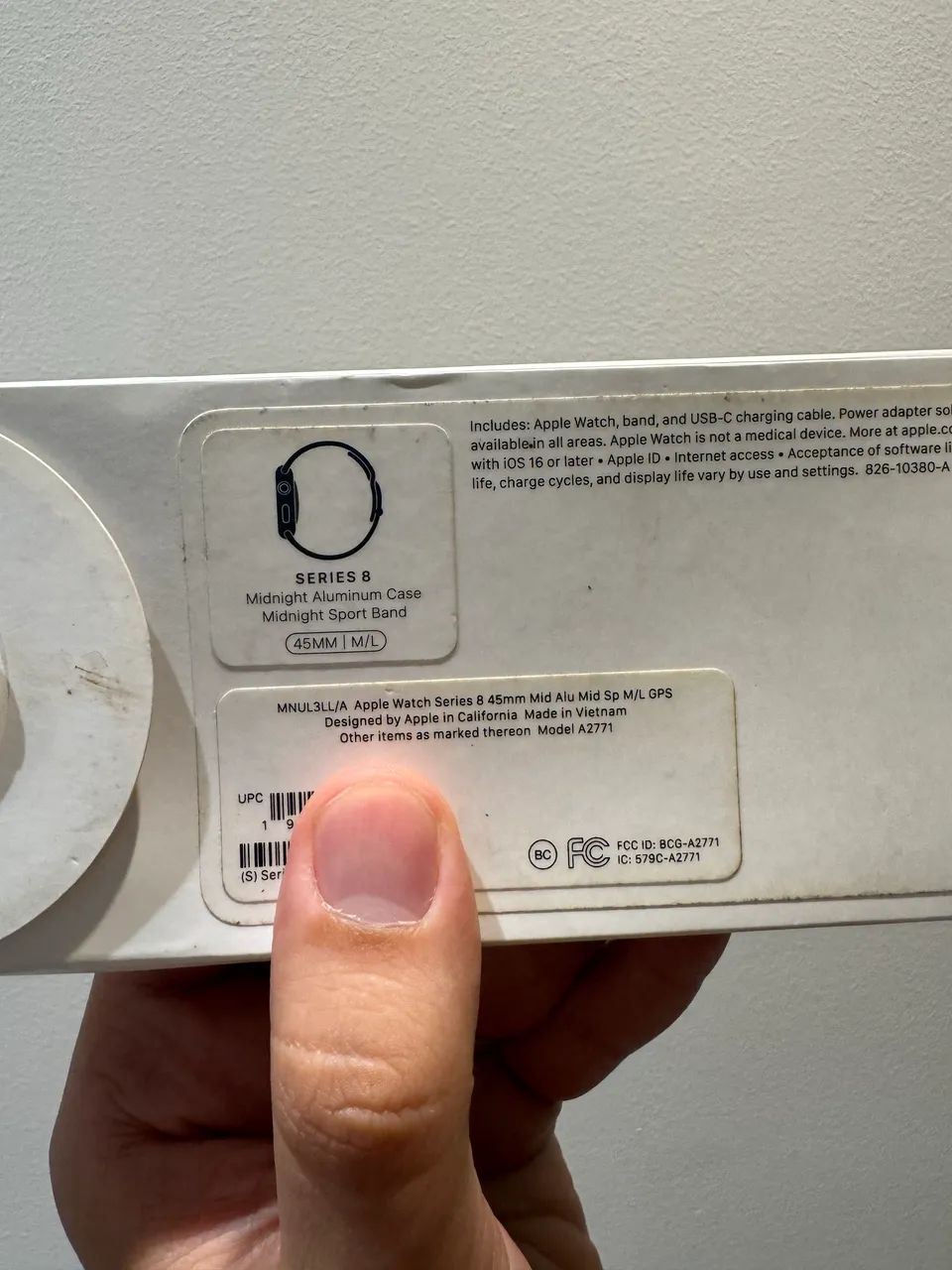 Caixa de Apple Watch Série 8 45MM Midnight  - Foto 4