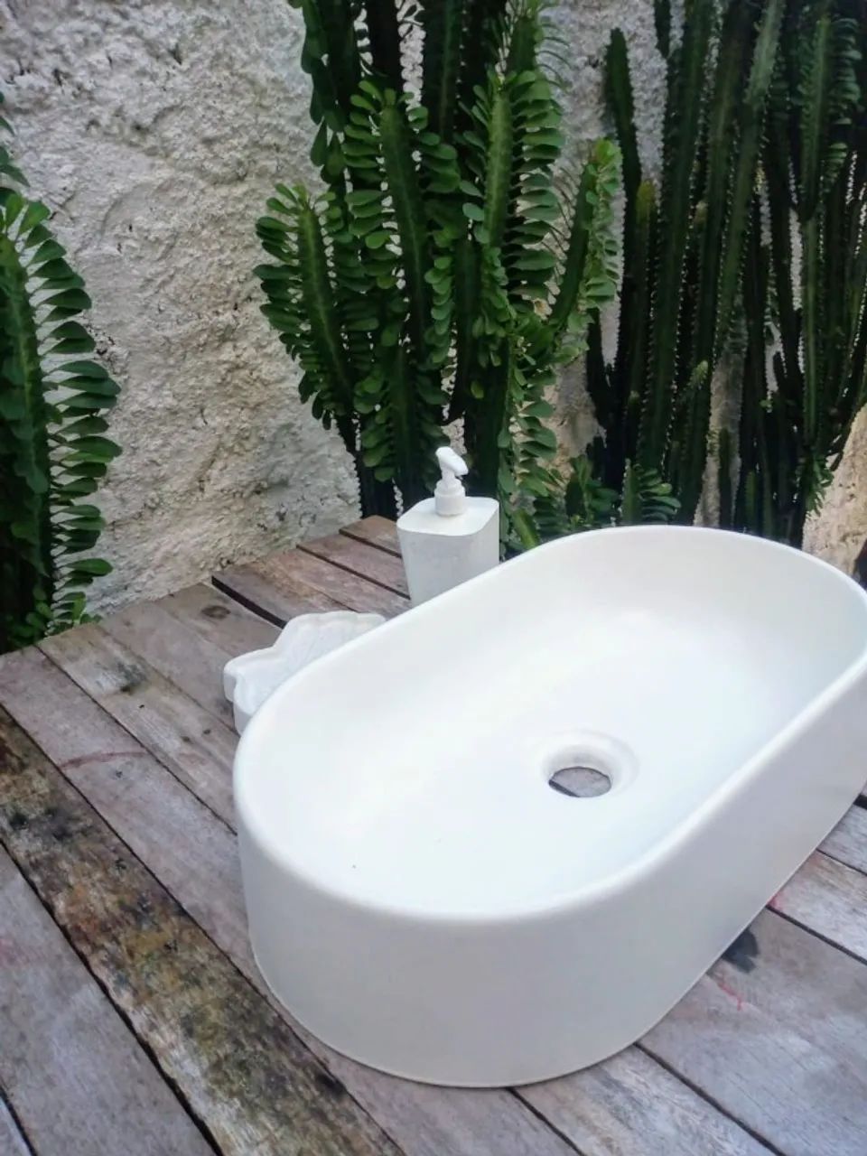 CUBA / PIA BRANCA OVAL ( LAVABO, BANHEIRO) - Foto 5