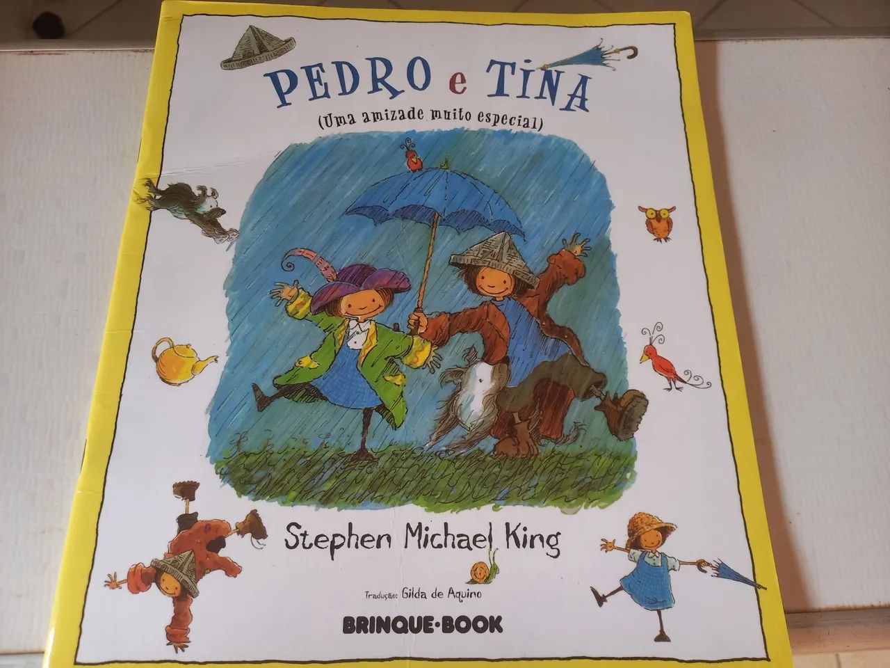 Livro Infantil Pedro e Tina - Uma Amizade Muito Especial