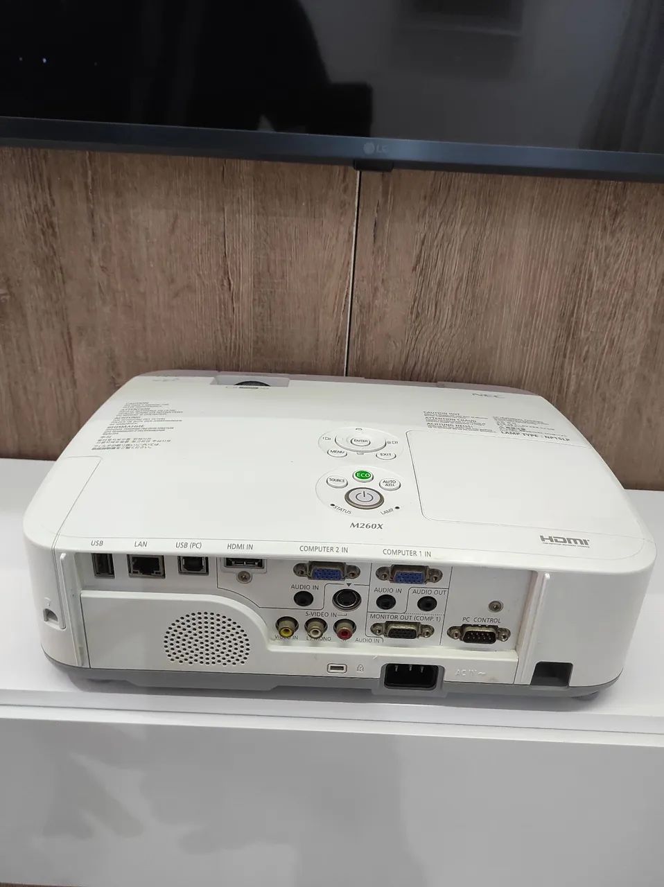 Projetor NEC M260X - Datashow completo divido no cartão e analiso trocas  - Foto 3
