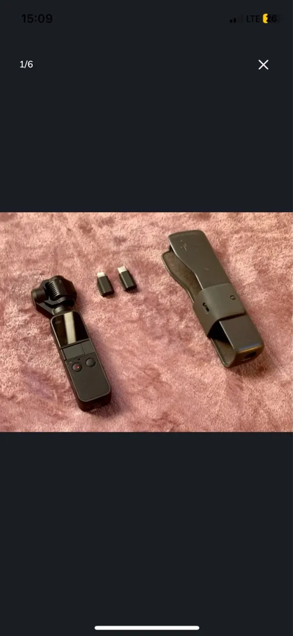 DJI Osmo Pocket + Vara de Extensão