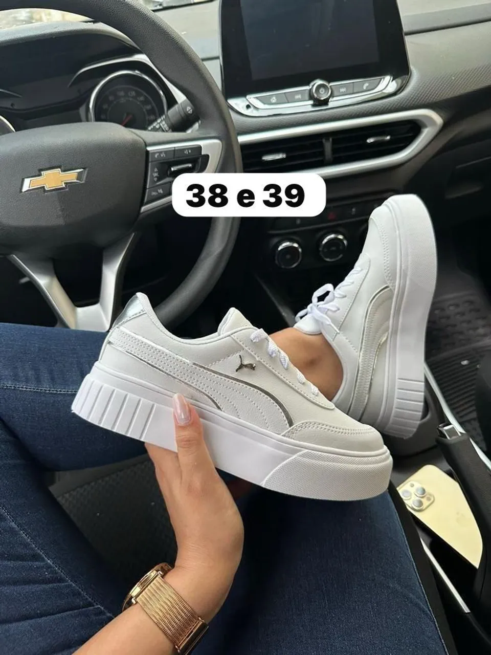 Tênis Puma Platform Branco