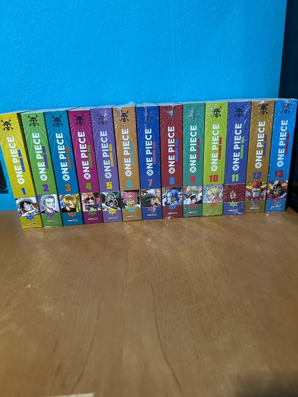Coleção One piece 3 em 1- volumes do 1 ao 13