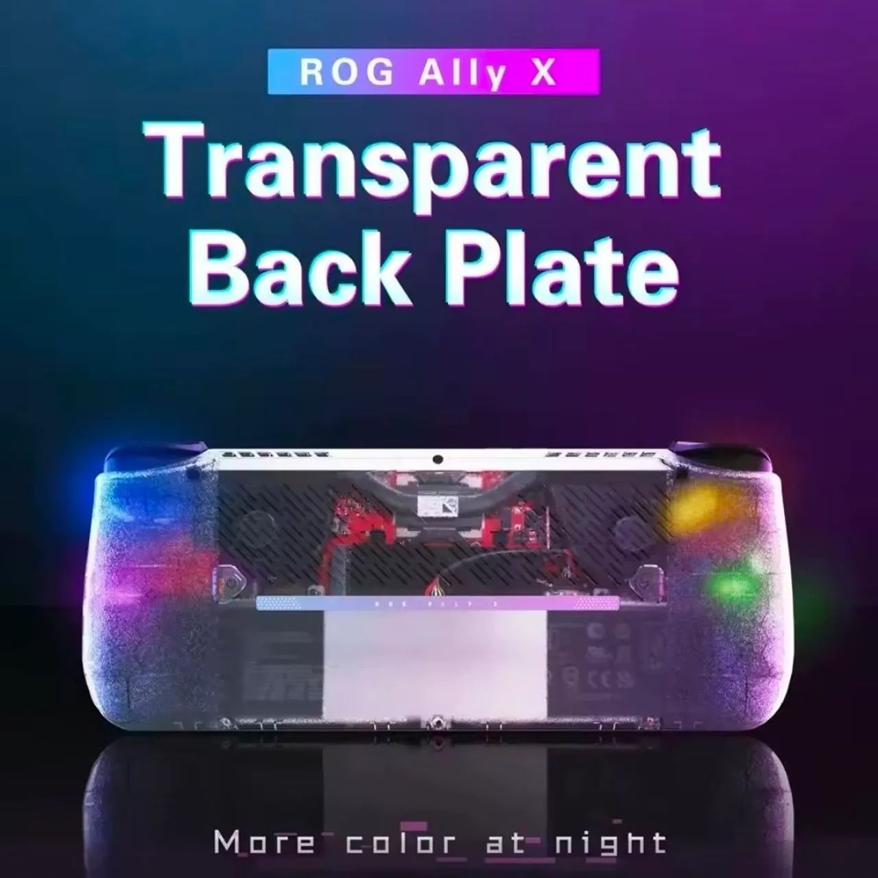 Tampa traseira transparente Rog Ally X - Foto 4