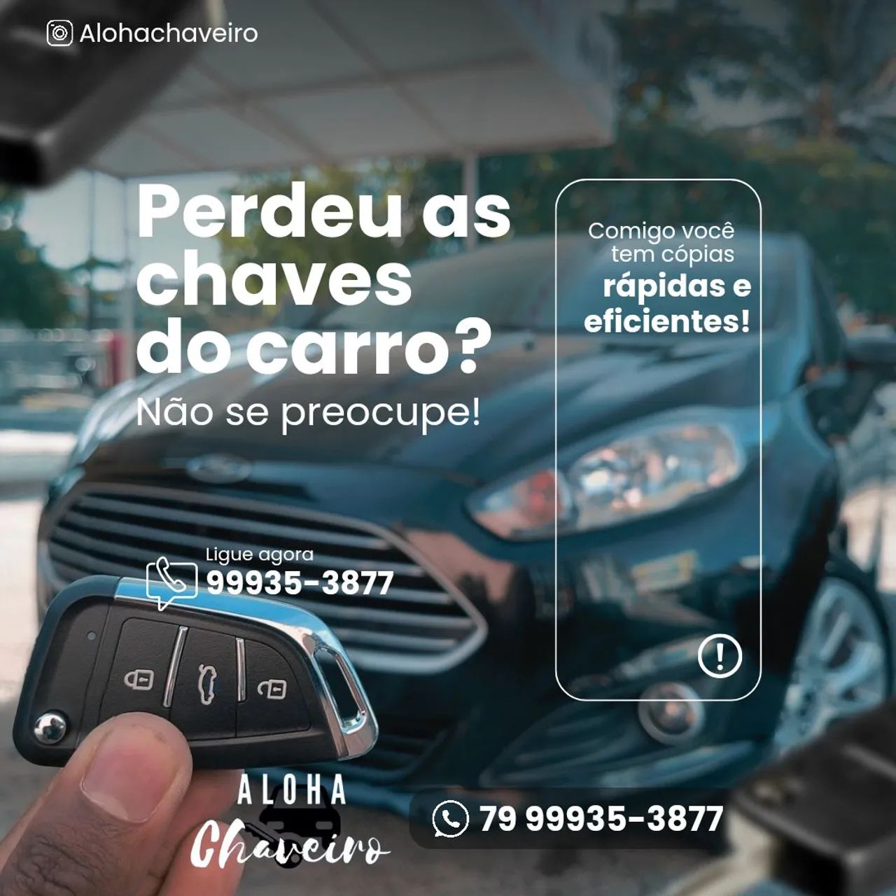 CHAVEIRO 24 HORAS! CONFECÇÃO E CÓPIA CODIFICADA!