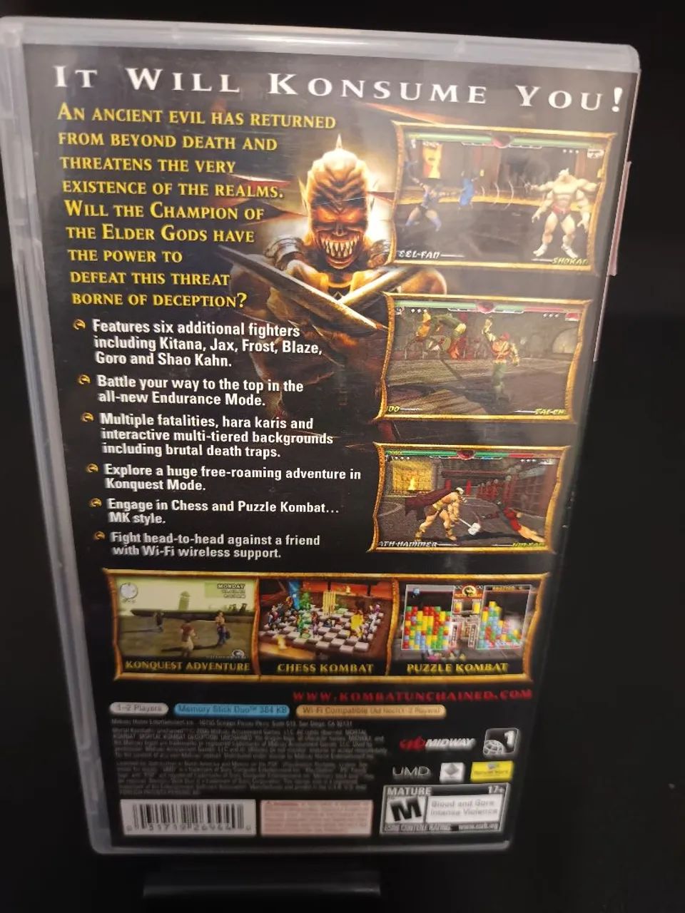 Mortal Kombat: Unchained - PSP - Foto 2
