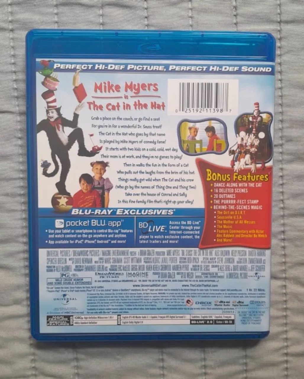 mike myers - o gato (the cat in the hat) bluray - Foto 3