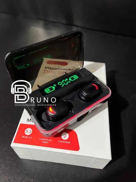 Fone de Ouvido Bluetooth com Display Digital - Novo - Foto 2